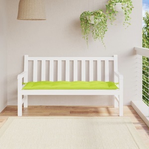 vidaXL, vidaXL Gartenbank-Auflage Hellgrün 150x50x7 cm Stoff, vidaXL Gartenbank-Auflage Hellgrün 150x50x7 cm Oxford-Gewebe