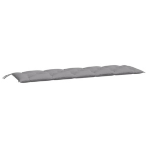 vidaXL, vidaXL Gartenbank-Auflage Grau 180x50x7 cm Stoff, vidaXL Gartenbank-Auflage Grau 180x50x7 cm Oxford-Gewebe