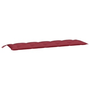 vidaXL, vidaXL Gartenbank-Auflage Weinrot 180x50x7 cm Stoff, 