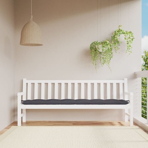 vidaXL, vidaXL Gartenbank-Auflage Anthrazit 200x50x7 cm Stoff, 