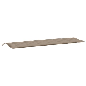vidaXL, vidaXL Gartenbank-Auflage Taupe 200x50x7 cm Stoff, 
