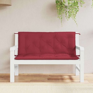 vidaXL, vidaXL Auflage für Hollywoodschaukel Weinrot 120 cm Stoff, 