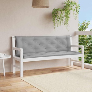 vidaXL, vidaXL Auflage für Hollywoodschaukel Grau 150 cm Stoff, 