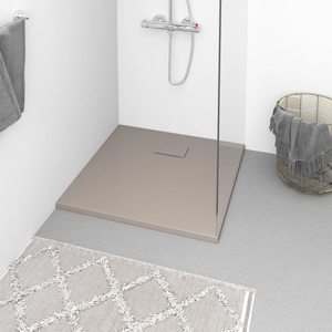 vidaXL, vidaXL Duschwanne SMC Braun 80x80 cm, vidaXL Duschwanne SMC Braun 80x80 cm