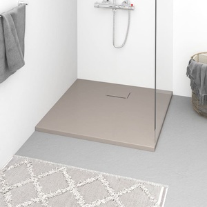 vidaXL, vidaXL Duschwanne SMC Braun 90x80 cm, vidaXL Duschwanne SMC Braun 90x80 cm
