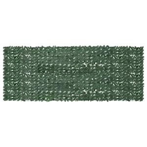vidaXL, vidaXL Balkon-Sichtschutz mit Dunkelgrünen Blättern 400x150 cm