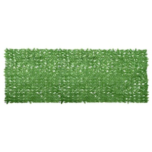 vidaXL, vidaXL Balkon-Sichtschutz mit Grünen Blättern 400x150 cm