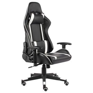 vidaXL, vidaXL Gaming-Stuhl Drehbar Weiß PVC