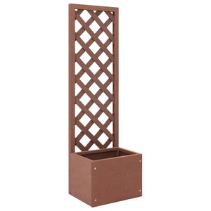 vidaXL, vidaXL Spalier mit Blumenkasten 40x30x135 cm WPC, vidaXL Spalier mit Blumenkasten 40x30x135 cm WPC