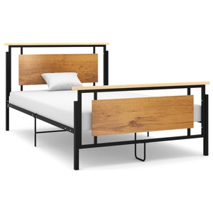 vidaXL, vidaXL Einzelbett Metall 120x200 cm, vidaXL Bettgestell Metall 120x200 cm