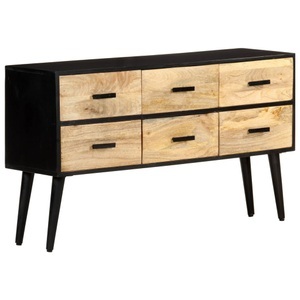 vidaXL, vidaXL Sideboard 110x33x64 cm Massivholz Mango, vidaXL Sideboard 110x33x64 cm Massivholz Mango