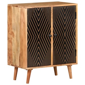 vidaXL, vidaXL Sideboard 60x35x75 cm Massivholz Akazie, 