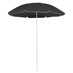 vidaXL, vidaXL Sonnenschirm mit Stahlmast Anthrazit 180 cm