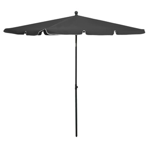 vidaXL, vidaXL Sonnenschirm mit Mast 210x140 cm Anthrazit