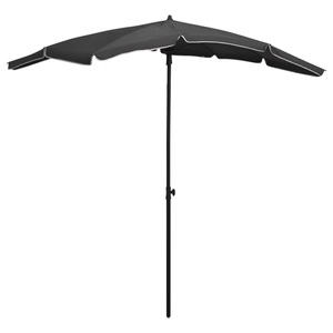 vidaXL, vidaXL Sonnenschirm mit Mast 200x130 cm Anthrazit