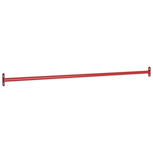 vidaXL, vidaXL Turnstange 125 cm Stahl Rot, vidaXL Turnstange 125 cm Stahl Rot