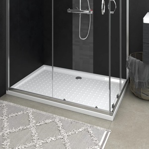 vidaXL, vidaXL Duschwanne Anti-Rutsch Weiß 80x120x4 cm ABS, vidaXL Duschwanne Anti-Rutsch Weiß 80x120x4 cm ABS