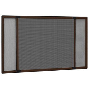 vidaXL, vidaXL Ausziehbarer Insektenschutz für Fenster Braun (75-143)x50 cm, vidaXL Ausziehbarer Insektenschutz für Fenster Braun (75-143)x50 cm