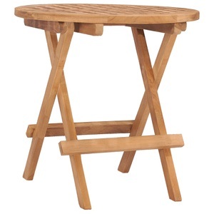 vidaXL, vidaXL Klappbarer Gartentisch 50x50x50 cm Teak Massivholz