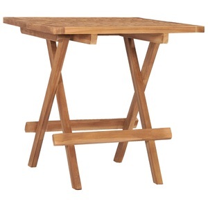 vidaXL, vidaXL Klappbarer Gartentisch 50x50x50 cm Teak Massivholz