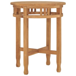 vidaXL, vidaXL Bistrotisch Ø60x60 cm Teak Massivholz, 