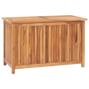 vidaXL, vidaXL Gartenbox 90x50x58 cm Massivholz Teak, vidaXL Gartenbox 90x50x58 cm Massivholz Teak