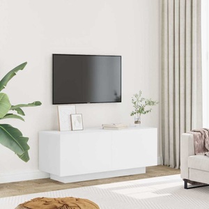 vidaXL, vidaXL TV-Schrank Weiß 100x35x40 cm Spanplatte, vidaXL TV-Schrank Weiß 100x35x40 cm Holzwerkstoff