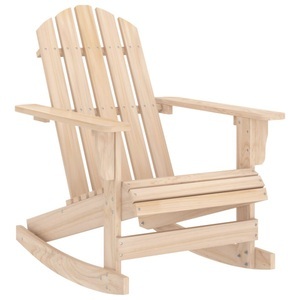 vidaXL, vidaXL Adirondack-Schaukelstuhl Massivholz Tanne