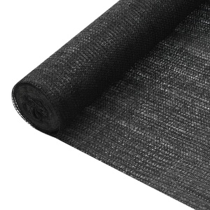 vidaXL, vidaXL Zaunblende Schwarz 1,8x50 m HDPE 75 g/m²