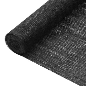 vidaXL, vidaXL Zaunblende Schwarz 3,6x50 m HDPE 75 g/m²