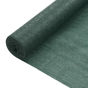 vidaXL, vidaXL Zaunblende Grün 2x10 m HDPE 75 g/m²
