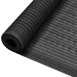vidaXL Zaunblende Anthrazit 2x25 m HDPE 195 g/m²
