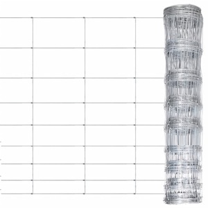 vidaXL, vidaXL Gartenzaun Verzinkter Stahl 50x1,2 m Silbern, vidaXL Gartenzaun Verzinkter Stahl 50x1,2 m Silbern