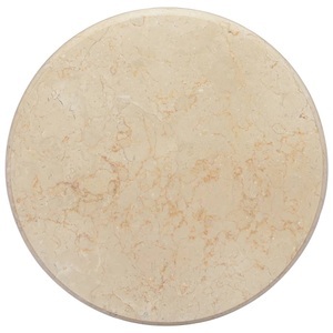 vidaXL, vidaXL Tischplatte Creme Ø50x2,5 cm Marmor, vidaXL Tischplatte Creme Ø50x2,5 cm Marmor
