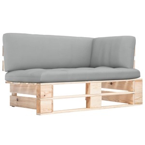 vidaXL, vidaXL Garten-Paletten-Ecksofa Imprägniertes Kiefernholz, vidaXL Outdoor-Ecksofa Paletten Kiefernholz Imprägniert