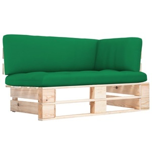 vidaXL, vidaXL Garten-Paletten-Ecksofa Imprägniertes Kiefernholz, vidaXL Outdoor-Ecksofa Paletten Kiefernholz Imprägniert