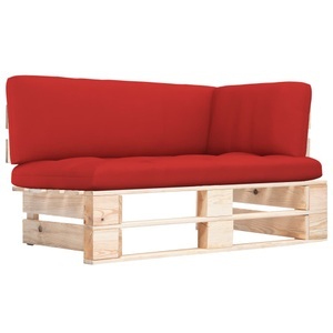 vidaXL, vidaXL Garten-Paletten-Ecksofa Imprägniertes Kiefernholz, vidaXL Outdoor-Ecksofa Paletten Kiefernholz Imprägniert