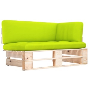 vidaXL, vidaXL Garten-Paletten-Ecksofa Imprägniertes Kiefernholz, vidaXL Outdoor-Ecksofa Paletten Kiefernholz Imprägniert