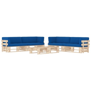 vidaXL, vidaXL 6-tlg. Paletten-Lounge-Set mit Kissen Kiefernholz Imprägniert