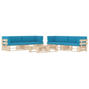 vidaXL, vidaXL 6-tlg. Paletten-Lounge-Set mit Kissen Kiefernholz Imprägniert