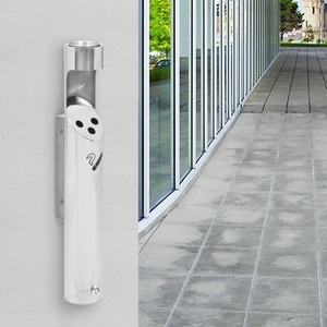 vidaXL, vidaXL Wand-Aschenbecher Edelstahl, vidaXL Wand-Aschenbecher Edelstahl