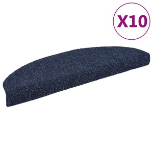 vidaXL, vidaXL Selbstklebende Treppenmatten 10 Stk. Blau 65x21x4cm Nadelvlies, vidaXL Selbstklebende Treppenmatten 10 Stk. Blau 65x21x4cm Nadelvlies