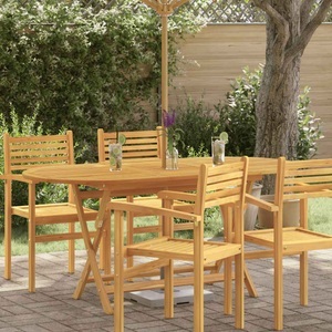 vidaXL, vidaXL Klappbarer Gartentisch 160x85x75 cm Massivholz Eukalyptus