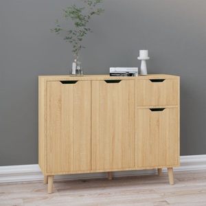 vidaXL, vidaXL Sideboard Sonoma-Eiche 90x30x72 cm Holzwerkstoff, vidaXL Sideboard Sonoma-Eiche 90x30x72 cm Holzwerkstoff