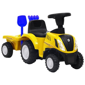 vidaXL, vidaXL Kindertraktor New Holland Gelb, 