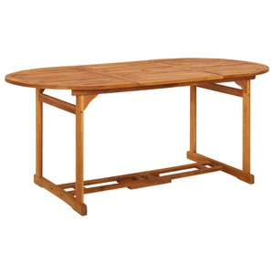 vidaXL, vidaXL Garten-Esstisch 180x90x75 cm Massivholz Akazie