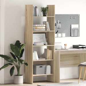 vidaXL, vidaXL Bücherregal Sonoma-Eiche 60x35x180 cm Spanplatte