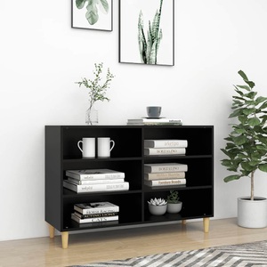 vidaXL, vidaXL Sideboard Schwarz 103,5x35x70 cm Spanplatte