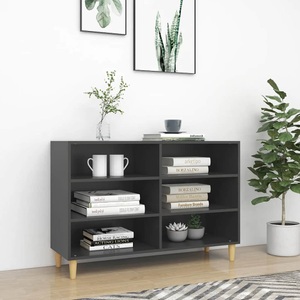 vidaXL, vidaXL Sideboard Grau 103,5x35x70 cm Spanplatte