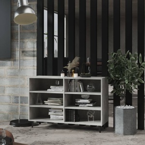 vidaXL, vidaXL Sideboard Betongrau 103,5x35x70 cm Spanplatte